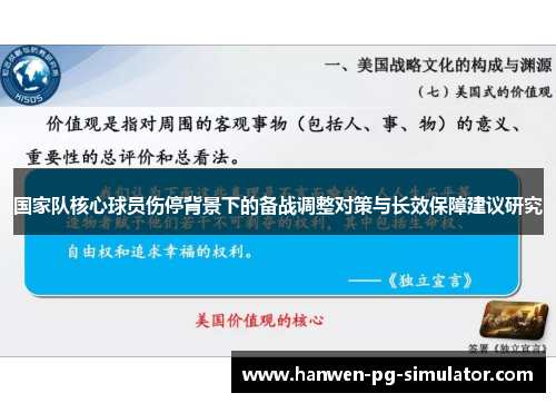 国家队核心球员伤停背景下的备战调整对策与长效保障建议研究